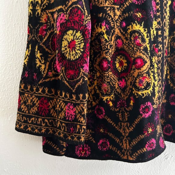 ANTHROPOLOGIE Moth Payton Floral Jacquard Cardigan - Picture 5 of 11